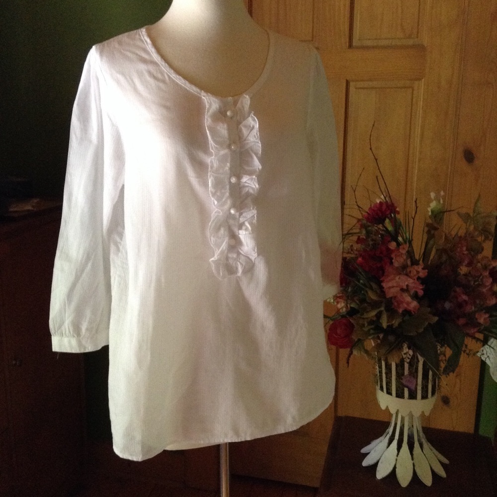 🌷Lands' End white tunic🌷